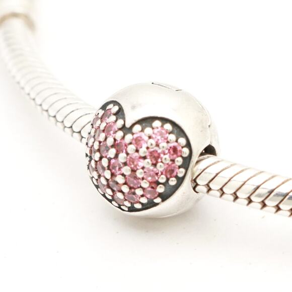 One Authentic PANDORA Love of My Life Clip - 791053CZS - Picture 1 of 13